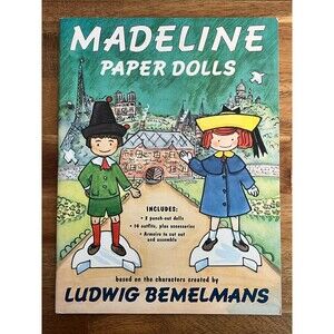 Viking Madeline Paper Dolls Book Madeline Ludwig Bemelmans Uncut Vintage
